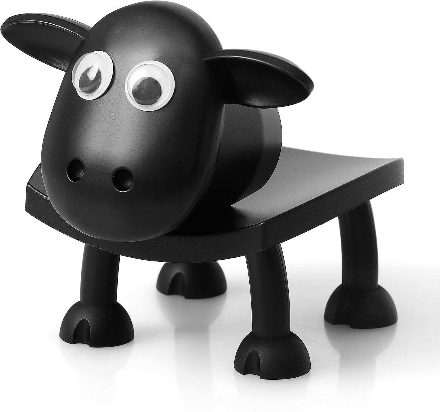 VELENTI Sheep Toilet Paper Holder Funny Toilet Paper Holder Free Standing Bathroom Set 3D Printed Black Sheep Toilet Roll Holder - Funny Tissue Paper Roll Storage - Set of 1 – Bild 5