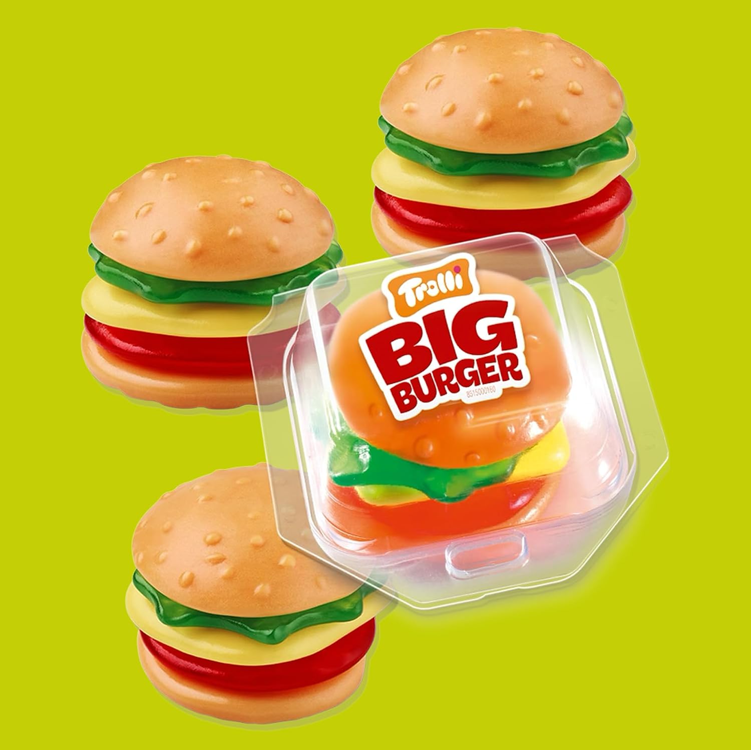 Trolli Burger Bag Set - 170g Party Burger Minis & 1x Big Burger 50g – Bild 5