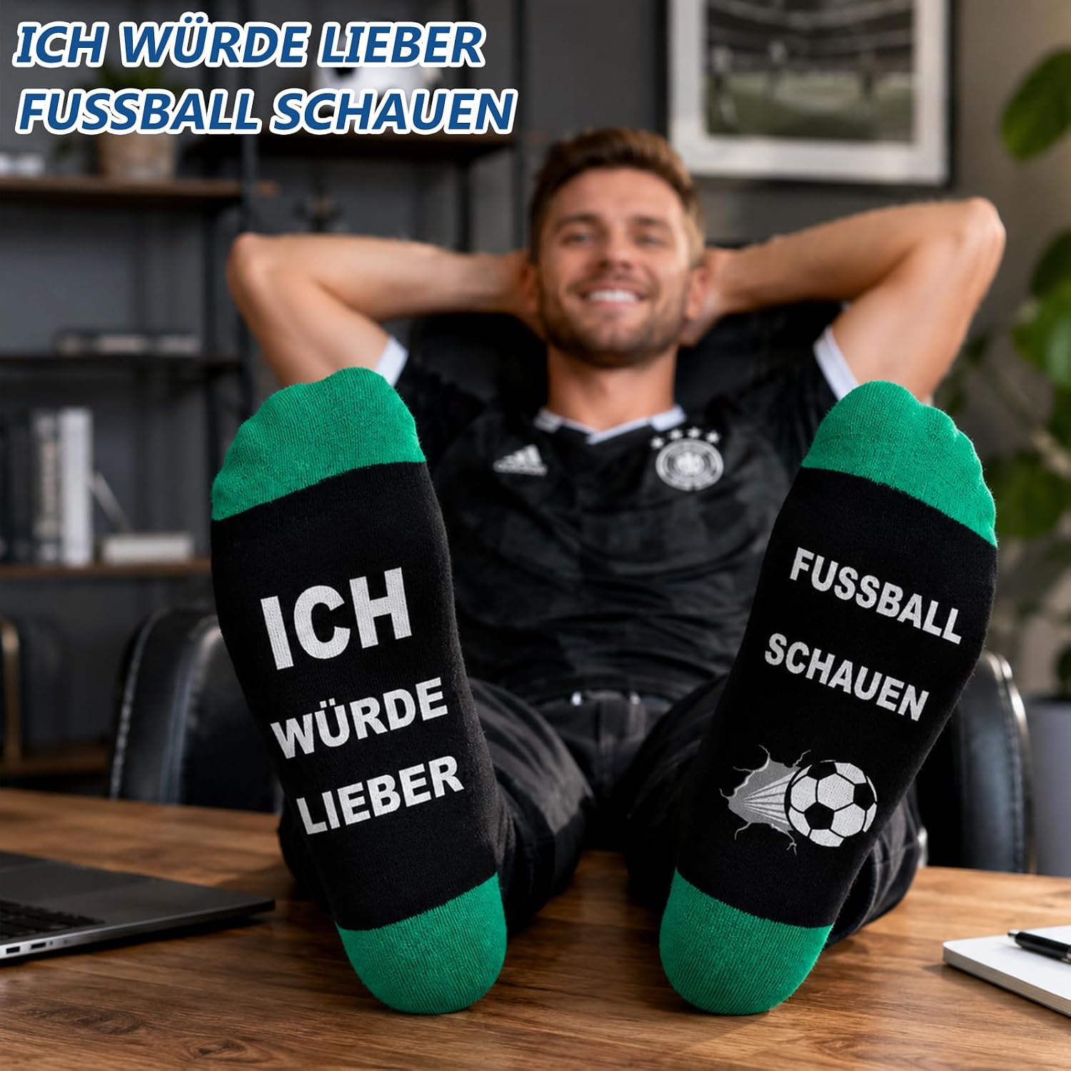 SockWaddles Funny Socks Men with Sayings - Gift Idea for Men, Grandpa, Dad, Gamer, Bike, Camper for Christmas, Birthday, Father's Day, Advent Calendar Filling – Bild 2