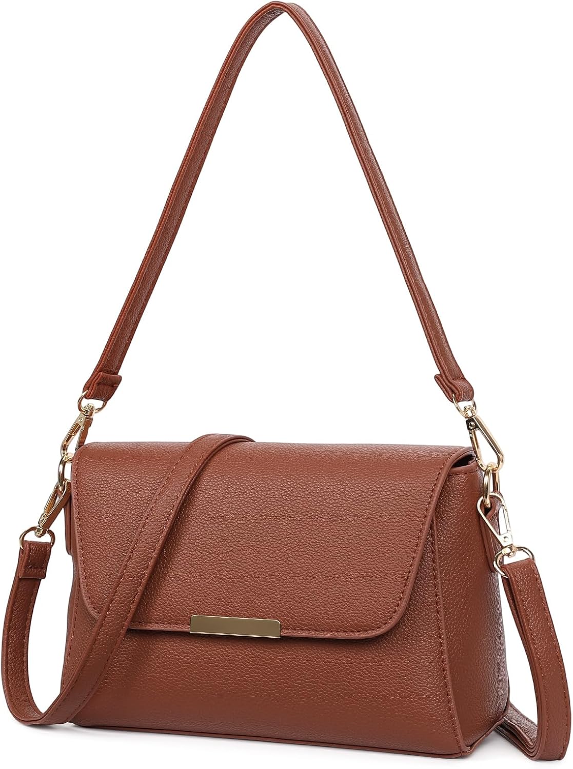 FALAN MULE Women's Handbag, Genuine Leather, Handbag, Shopper Bag, Soft Hobo Shoulder Bag, Medium Size with 2 Shoulder Straps