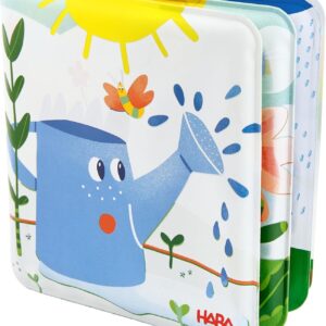 HABA Bath Book Rain Fun – Magic Water Book with Magic Play Effect for Children from 1 Year – Bath Book with Surprise Effect – 2012342001