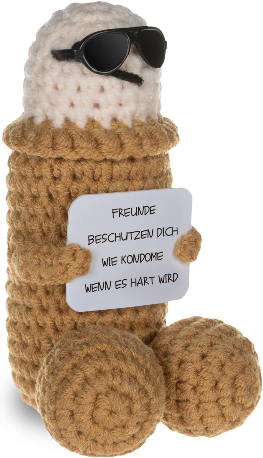 WenmthG Best Friends Funny Gifts, Anti-Stress Gifts, Funny Positive Gift, Positive Potato German - Replacement