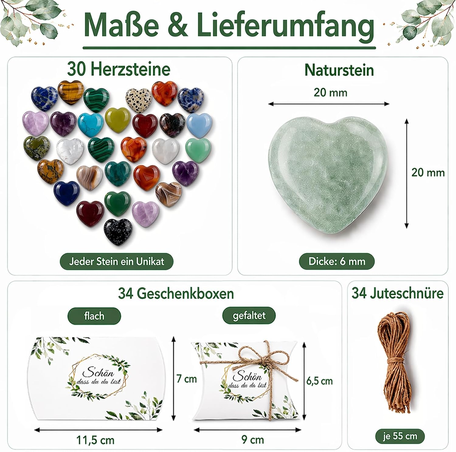 30 Wedding Favours - Schön dass du da bist Guest Gift for Guests – Bild 2