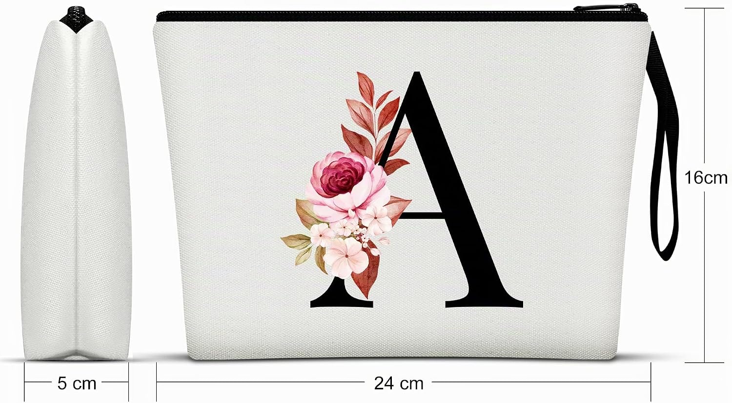 Vavabox A-Z Personalised Cosmetic Bag Birthday Gifts for Women, Moms, Best – Bild 4