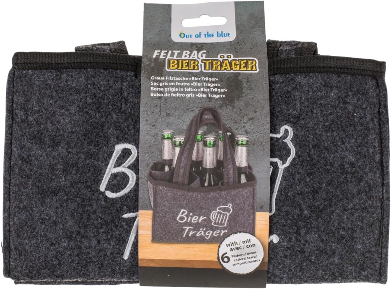 Out of the Blue Beer Carrier Bottle Carrier for 6 Bottles – Bild 8