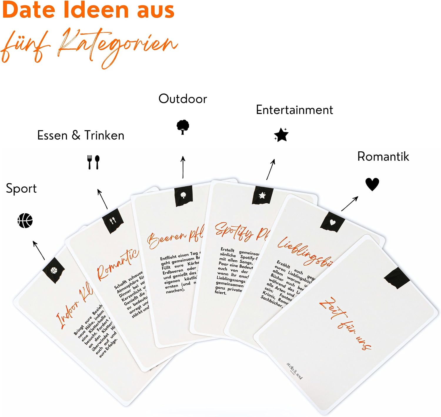 Stella & Soul Time for Us - 52 Date Ideas for Couples, Gift Anniversary – Bild 6