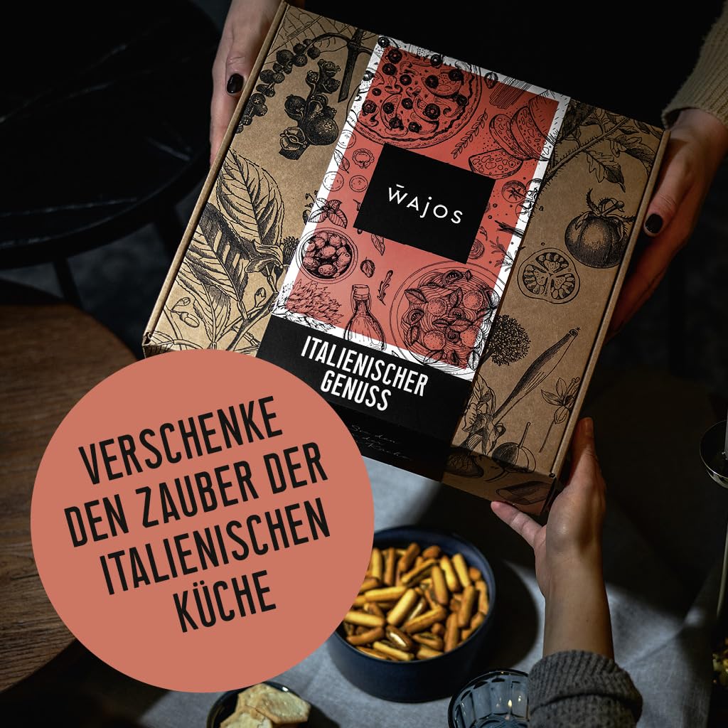 Wajos Italian Specialities Gift Set - 5 Delicious Products and Recipe Flyers in Beautiful Gift Box – Bild 5
