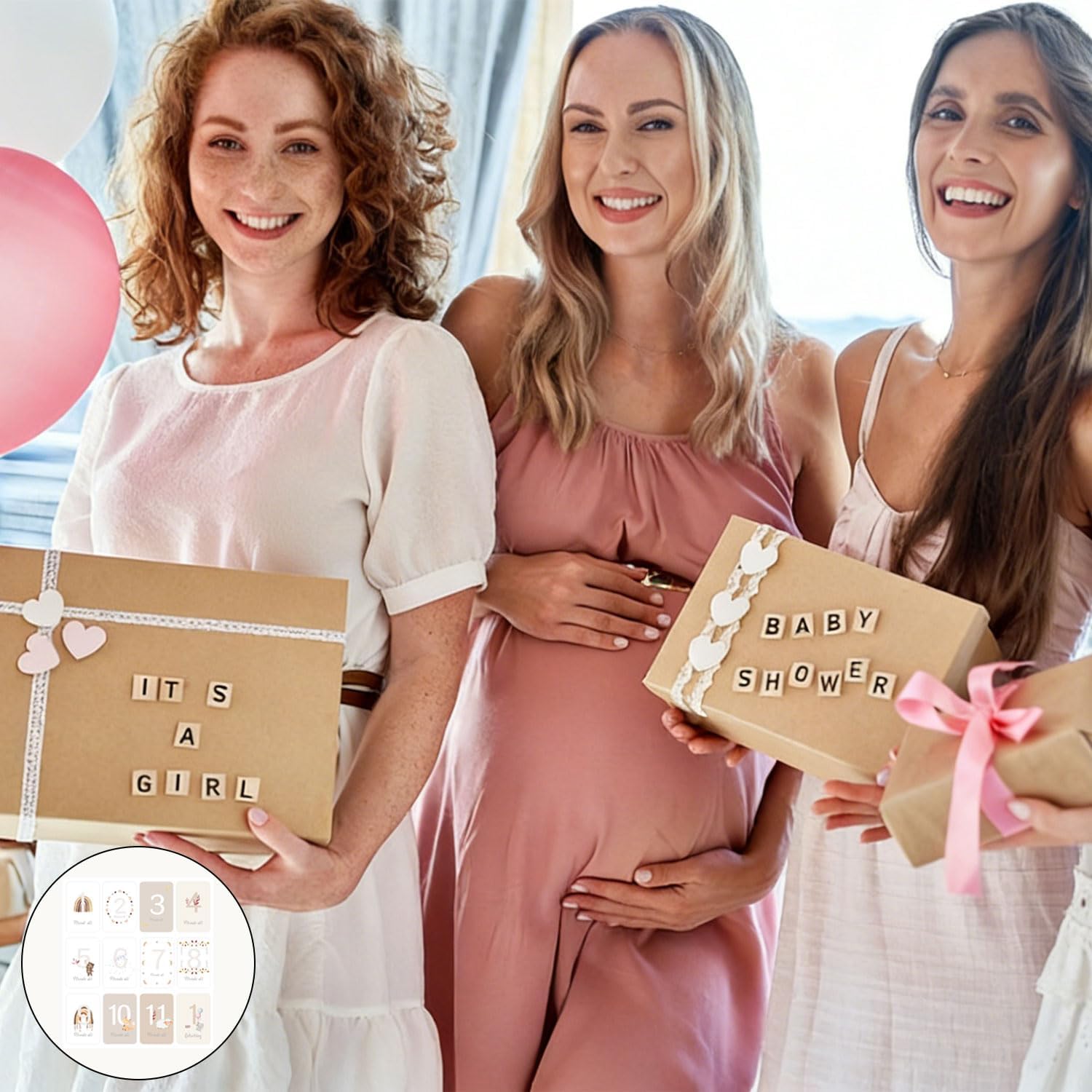 leersao Paper Milestone Cards Baby in German – Bild 7