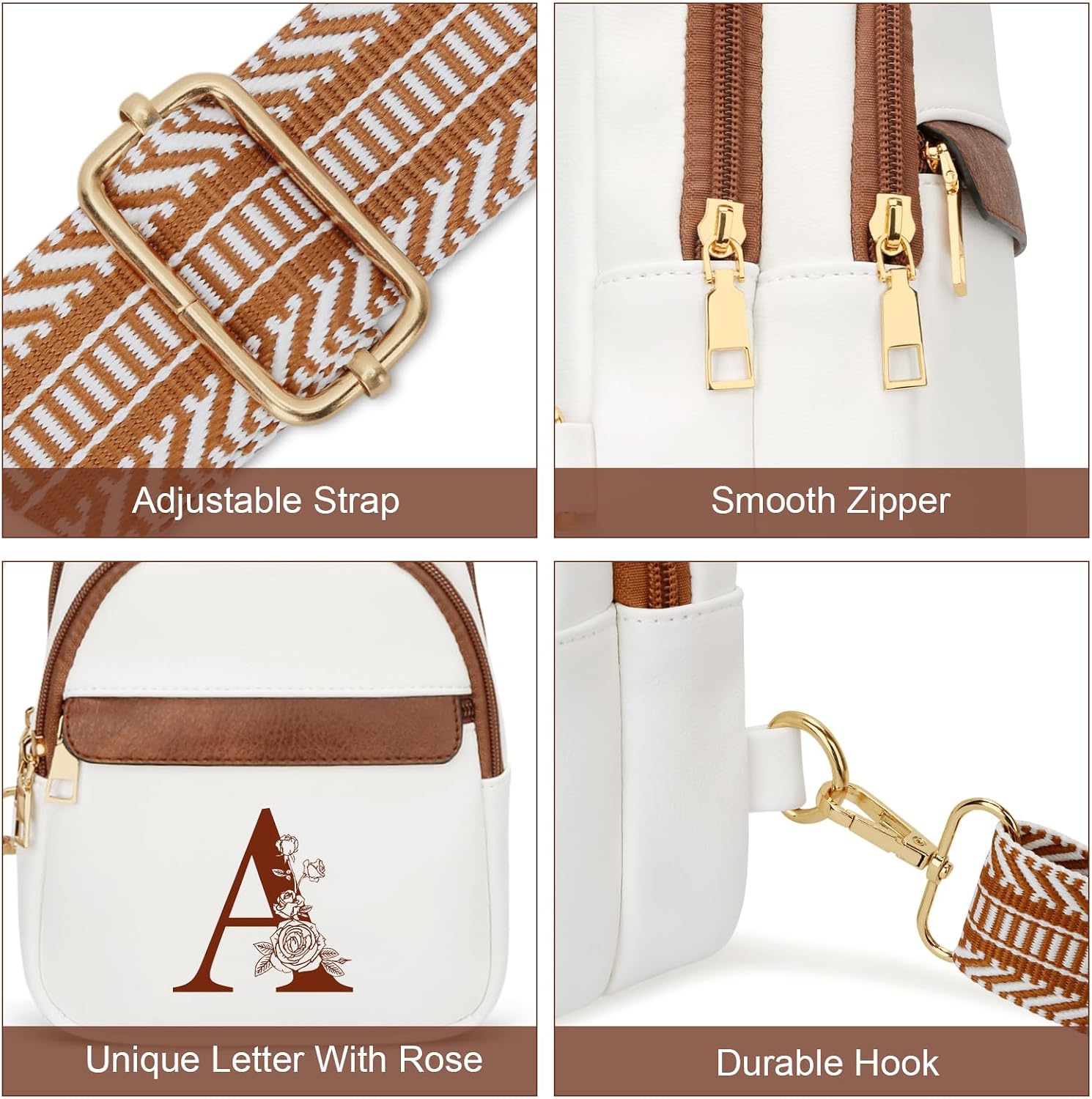 Shoulder Bag Shoulder Bag Bum Bag for Women with Initial Chest Bag – Bild 7