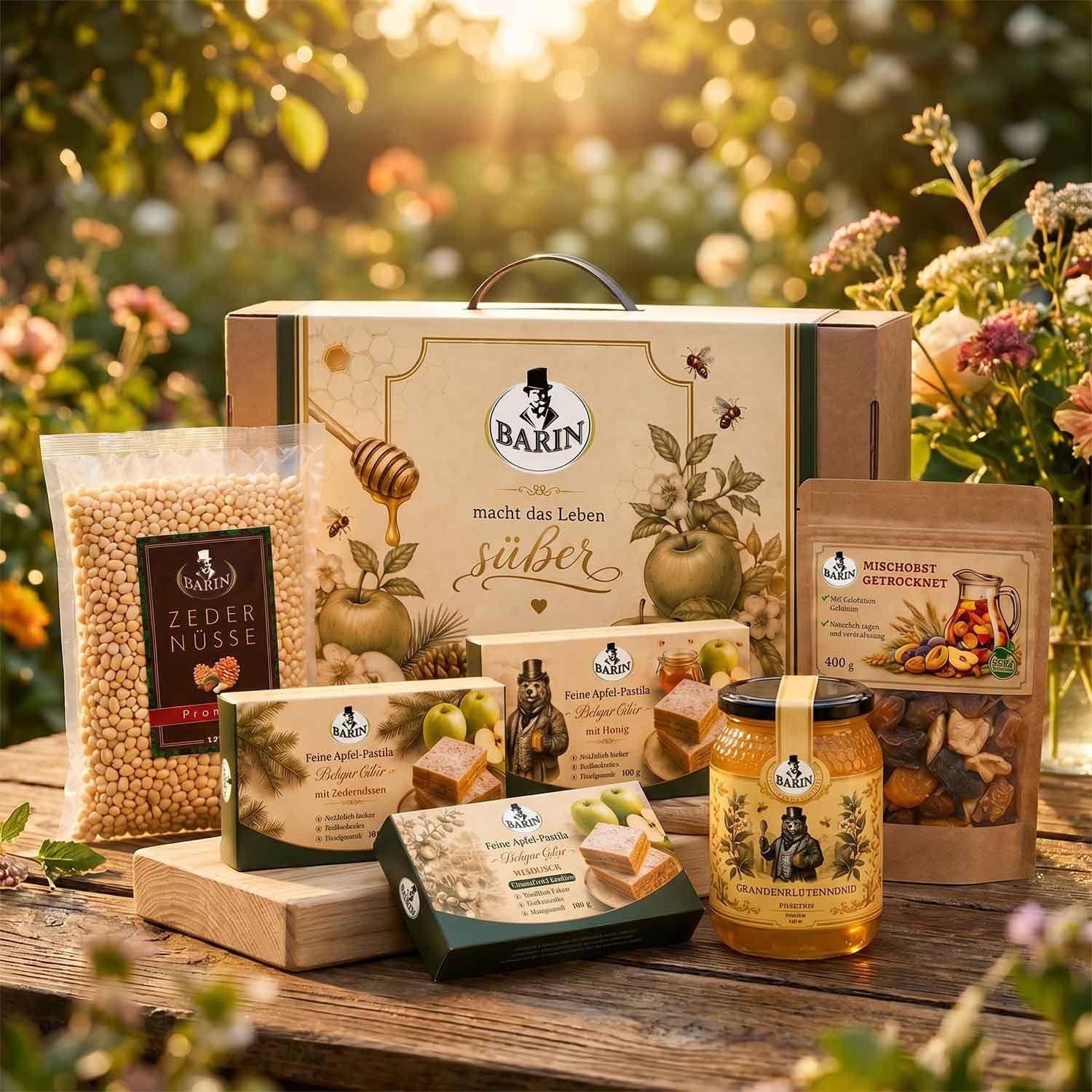 BARIN Treasure Chest Gift Set, 1940 g, 6-Piece Premium Fine Food Box with – Bild 2