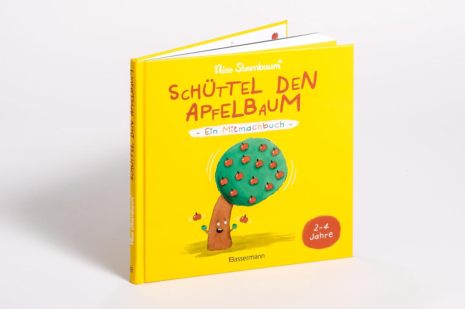 Schüttel den Apfelbaum - Ein Mitmachbuch. Für Kinder von 2 bis 4 Jahren. Schaukeln, schütteln, pusten, klopfen und sehen was passiert.: Der SPIEGEL Bestseller von Nico Sternbaum – Bild 3