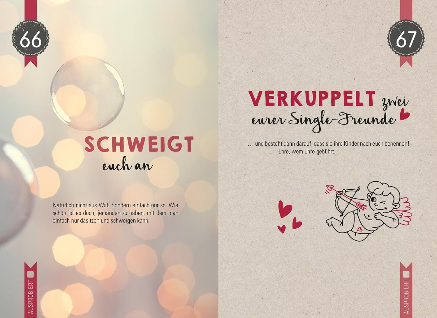 99 herrlich verrückte Ideen für euer Leben zu zweit: Charmantes Geschenk zur Hochzeit und allgemein für Paare – Bild 5