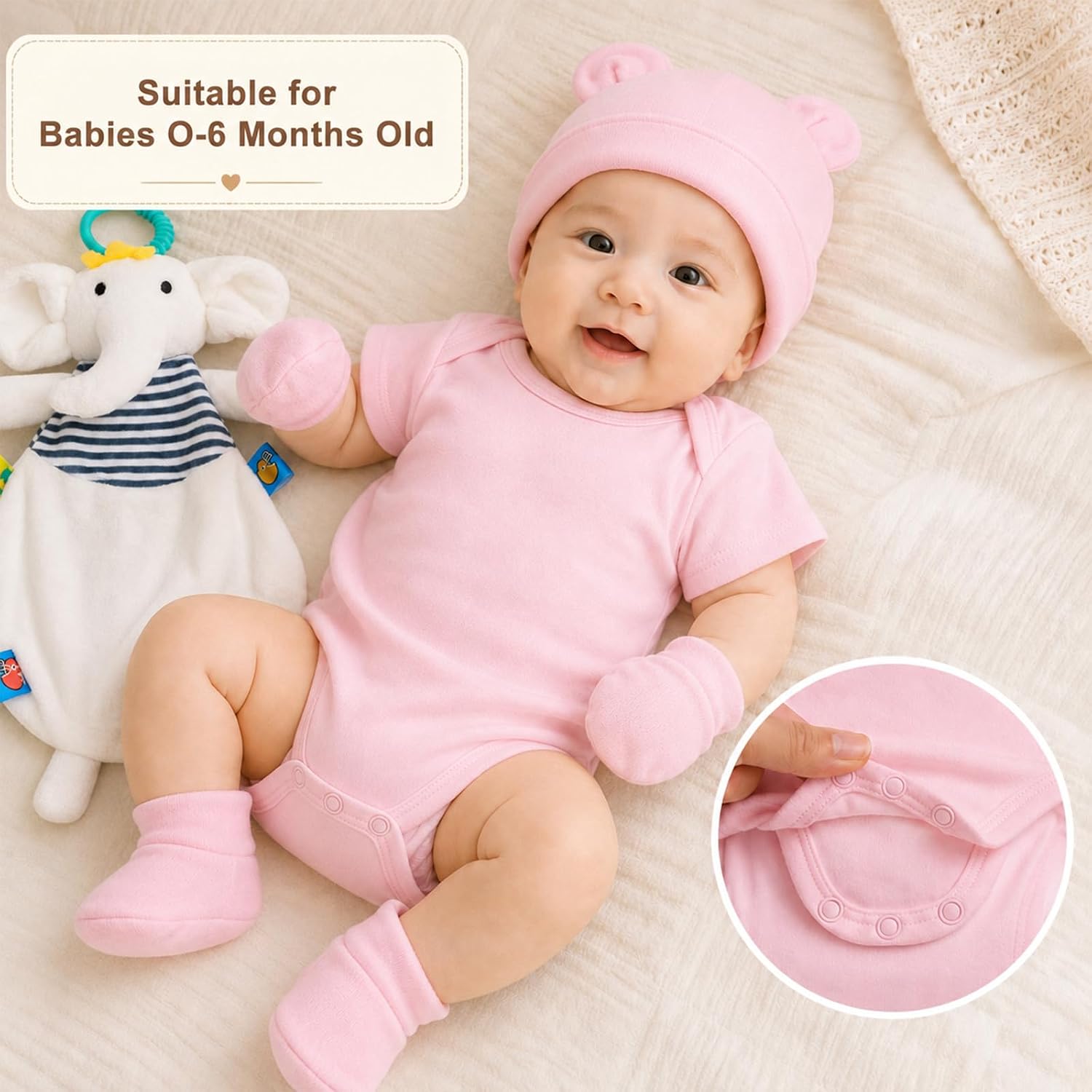 Newborn Gift Girl 9-in-1 Baby Gifts for Birth Shower – Bild 4