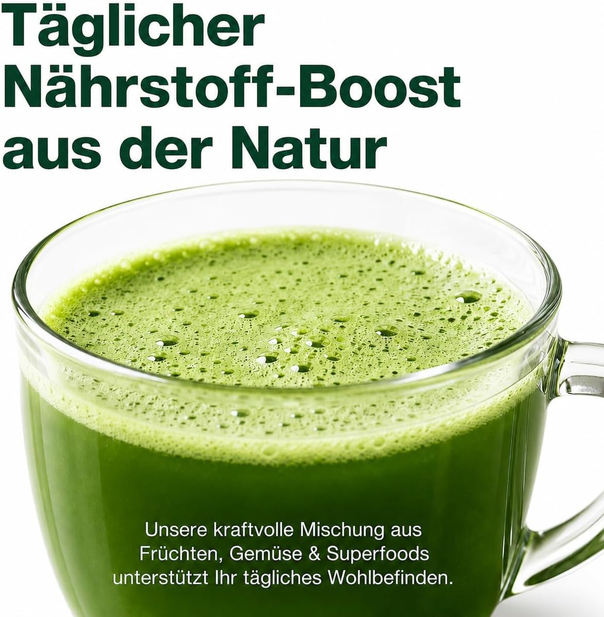 Green Detoxification Powder, 200g Green Superfood Powder Helper - Vegetable Blend with Matcha, Barley Grass, Spirulina & Wild Blueberry | Vegan Digestive & Energy Booster – Bild 5