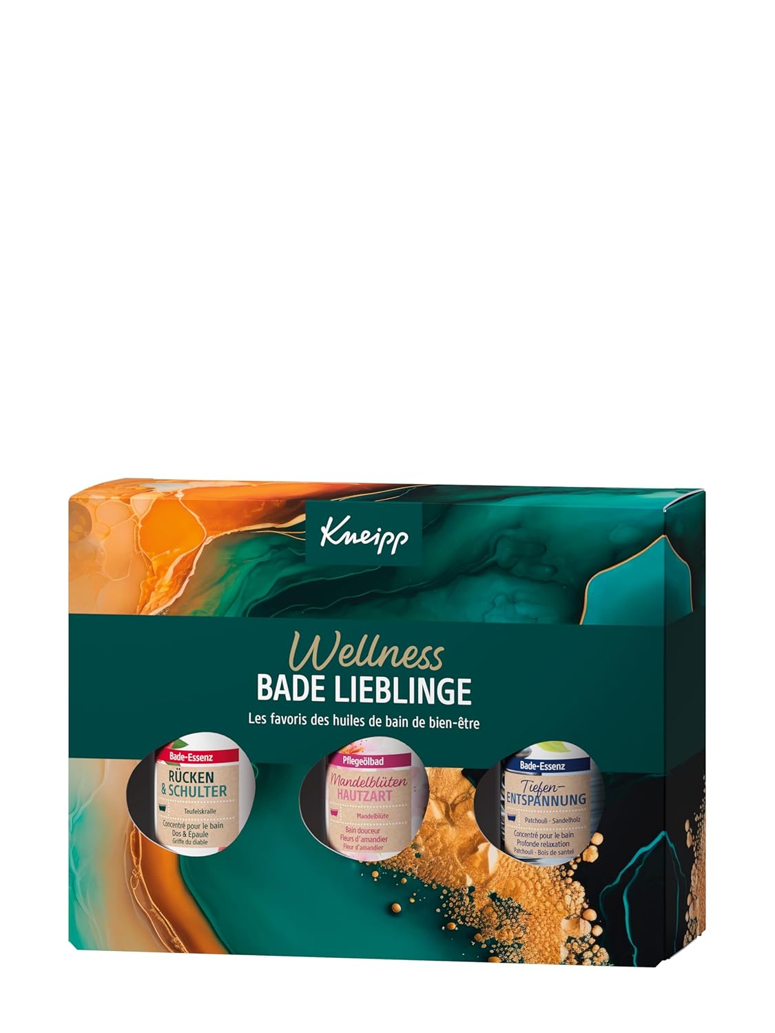 Kneipp Wellness Bath Favourites Gift Set with 3 Popular Bath Oils by Kneipp - Test Sizes to Get to Know and Give as a Gift - 3 x 20 ml