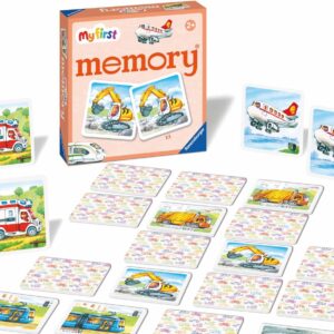 Ravensburger – 20878 – My First Memory® Vehicles, Memory and Search Game with Extra Large Picture Cards for Children from 2 Years