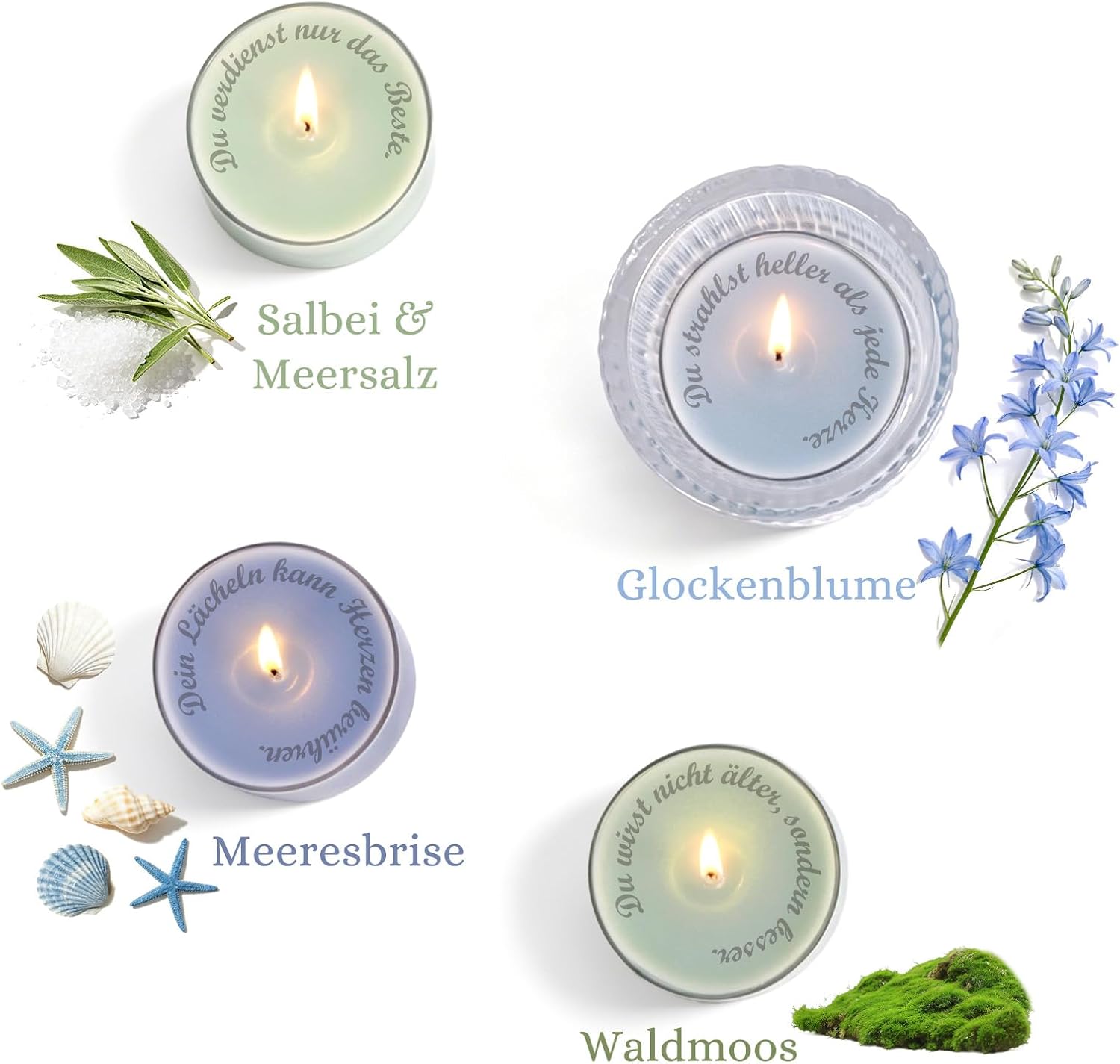 Gifts for Women Scented Candles Gift Set 12 Pieces - Hidden Message Appears When Burning, Birthday Gift for Women, Mother's Day Gifts for Mum, Best Friend Gift – Bild 6