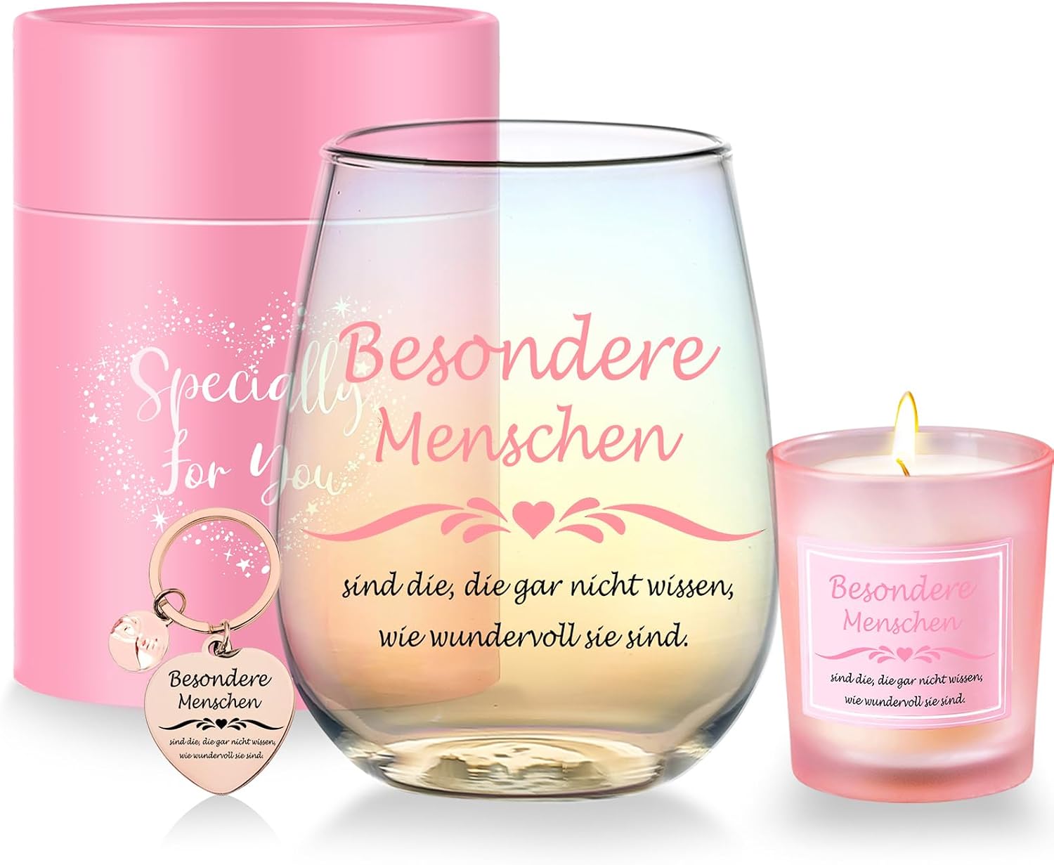Gifts for Women Personalised Thank You Gift for Wife Wine Glasses Birthday Gift for Mum, Colleague, Teacher Retirement Special Courage Gift Mother's Day Gift Christmas Gifts