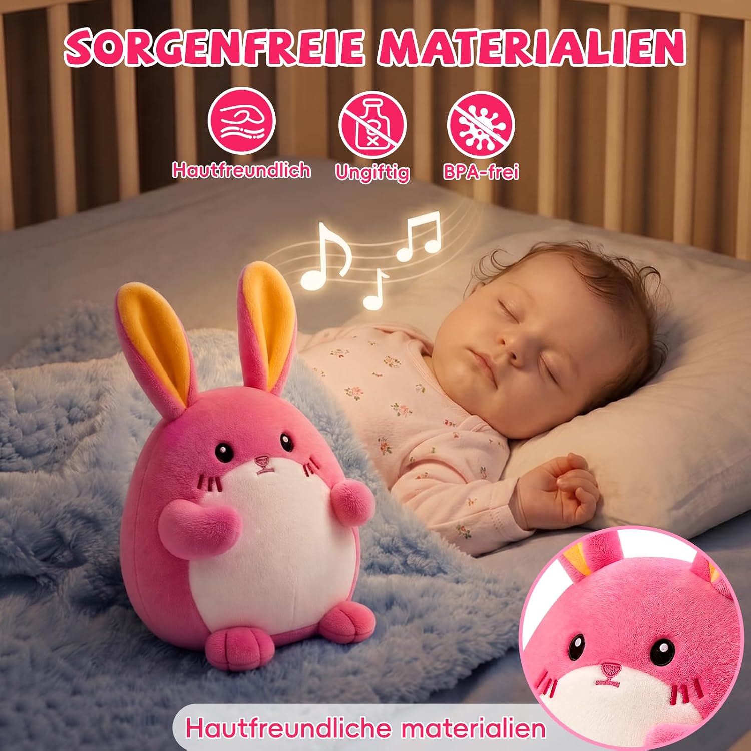 SAIMAND Baby Toy 6-18 Months Musical Rabbit Crawling Toy – Bild 6
