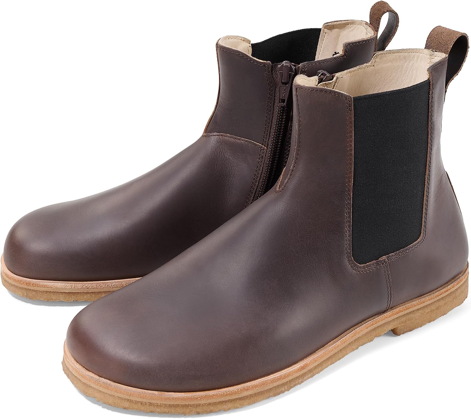 BÄR George Men's Ankle Boots Made of Cowhide Nappa Leather Greased