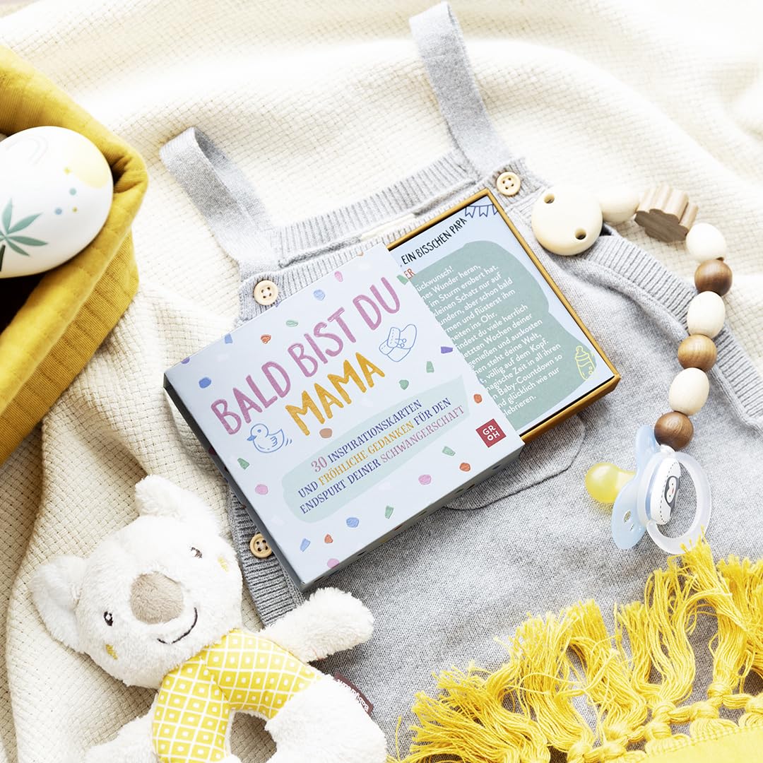 Bald bist du Mama: 30 Inspirationskarten und fröhliche Gedanken für den Endspurt deiner Schwangerschaft (Geschenke für die Schwangerschaft und werdende Mamas) – Bild 6