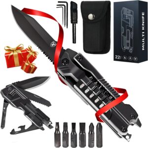 Gift for Men Multitool Pocket Knife 21 in 1, Christmas Gifts