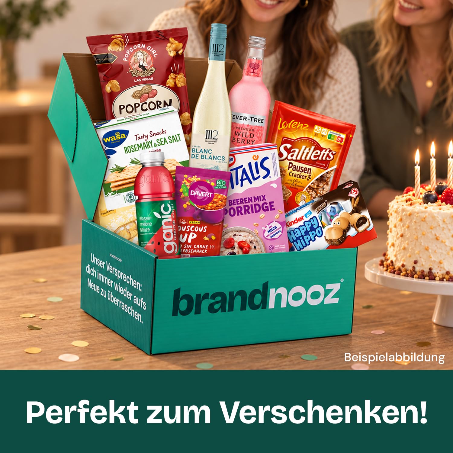 Brandnooz Birthday Box | Gift Box with Snacks & Branded Products – Bild 4