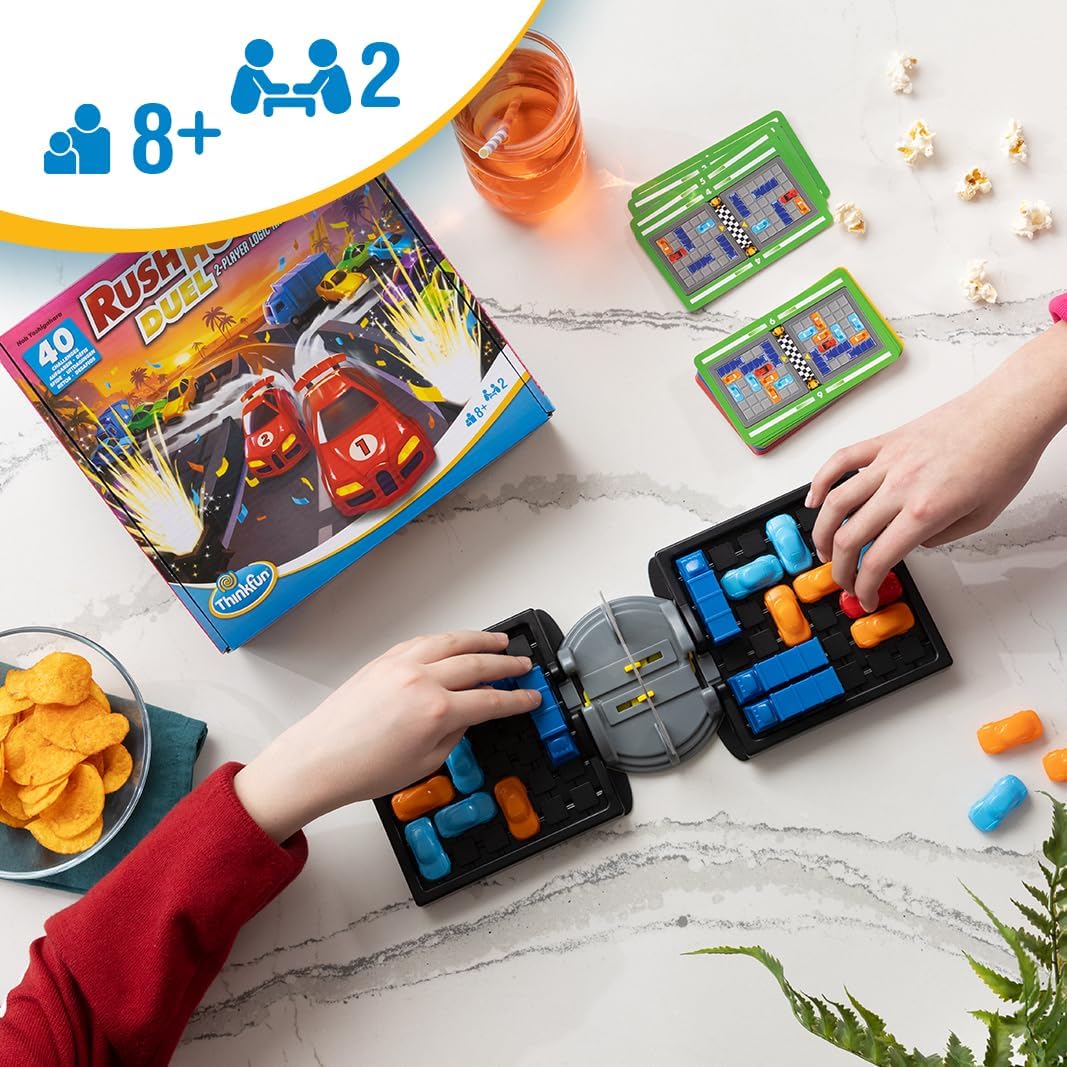 ThinkFun 76686 - Rush Hour Duel - The well-known traffic logic game now as an exciting duel for two players - with new challenges and clever fun for children and adults from 8 years – Bild 2