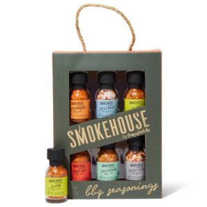 Thoughtfully BBQ Spices Gift Set - 6 Barbecue Spices for Men