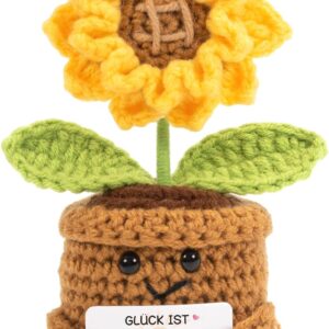 Gifts for Mum – Sunflower Crochet Doll, Mother’s Day Christmas
