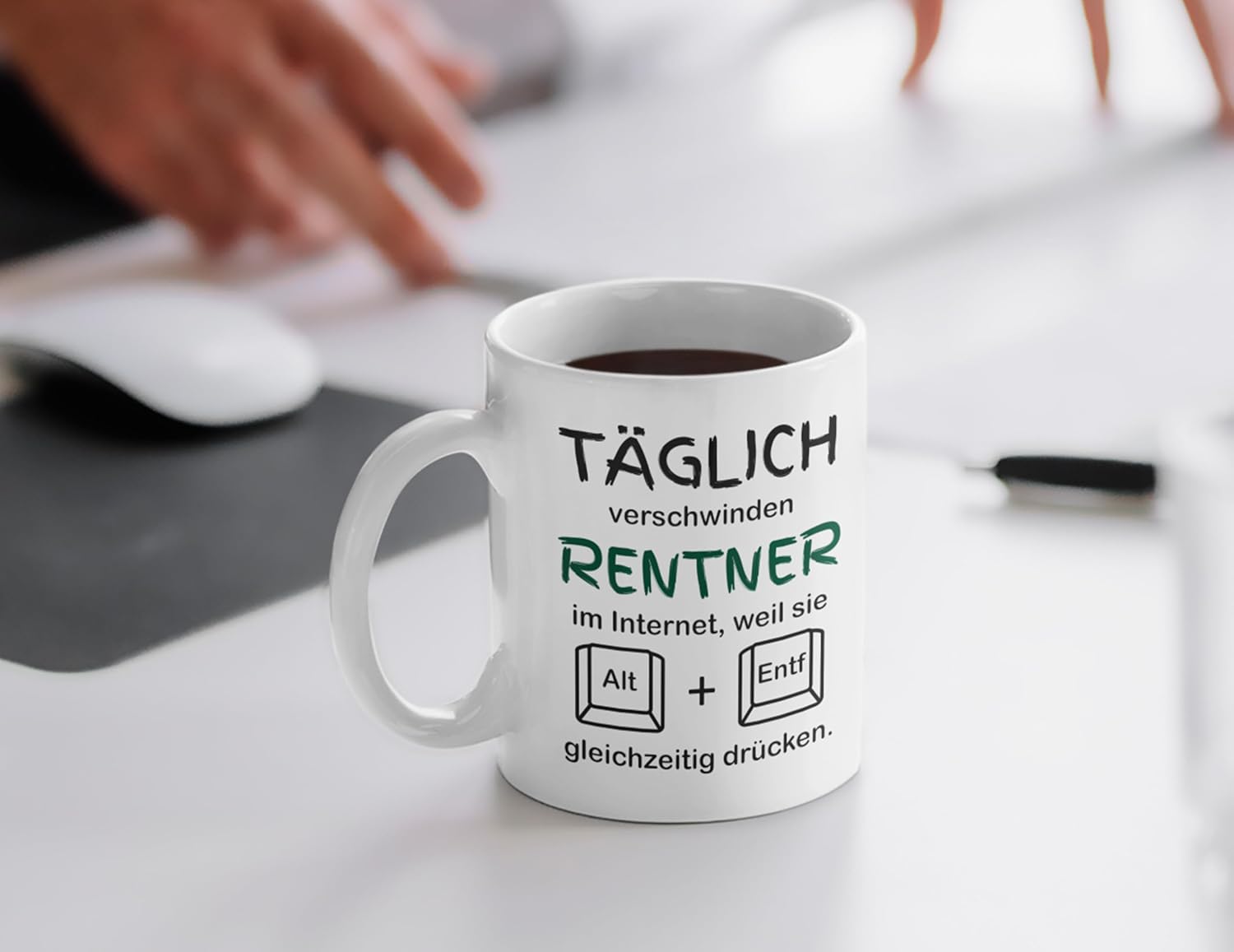 Pensioner Saying Retirement Pension Mug Retirement Pension Gift Retirement Start Job Funny (Rentner Alt Entf) Ceramic 330 ml – Bild 8
