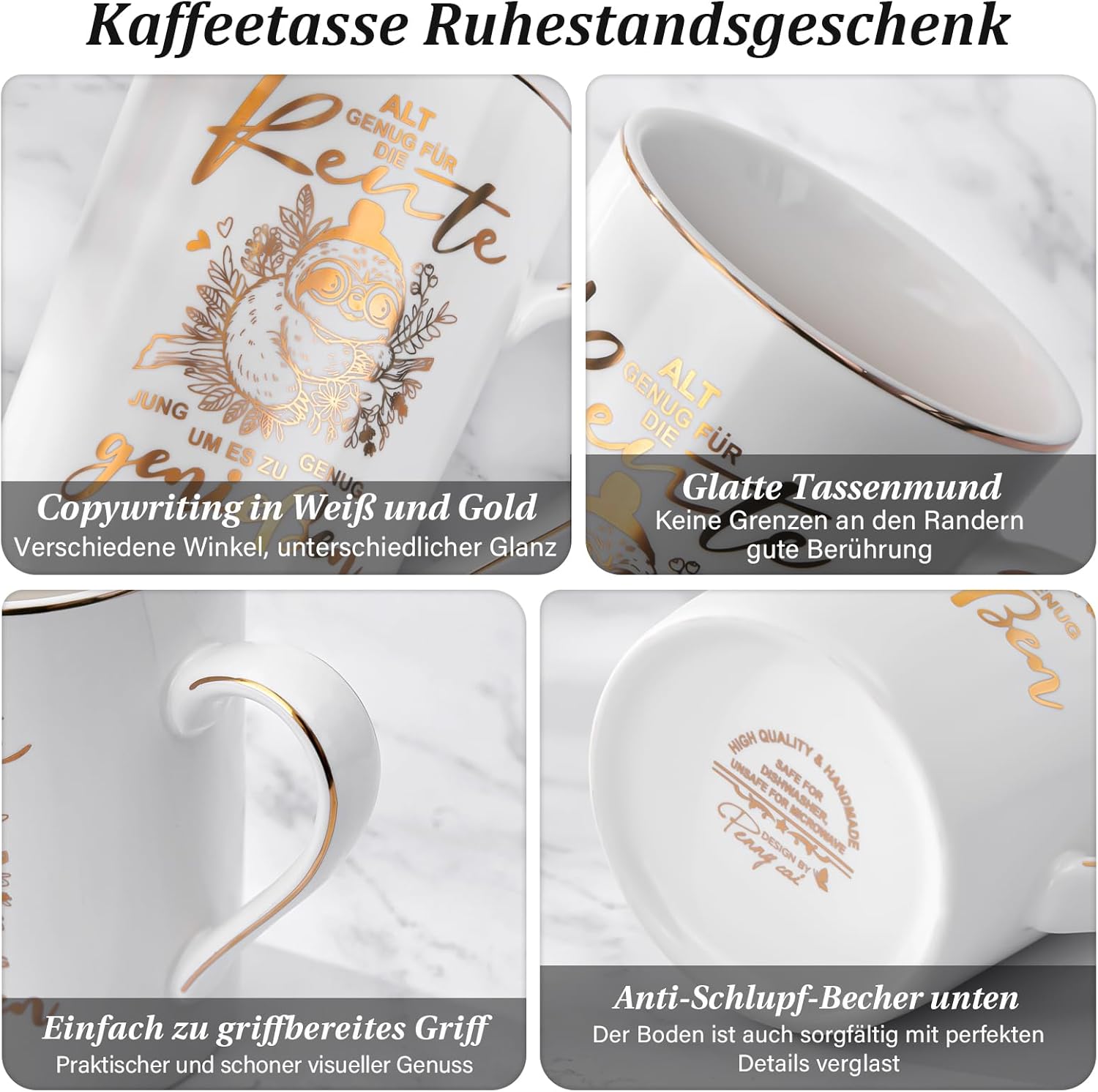 Retirement Gift, Retirement Gift Men & Women, 14 oz Coffee Mug – Bild 4