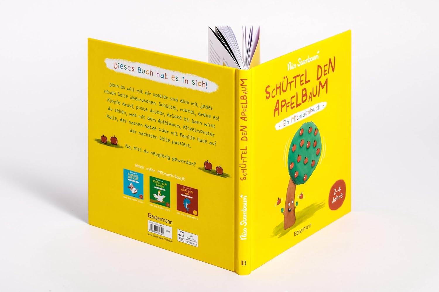 Schüttel den Apfelbaum - Ein Mitmachbuch. Für Kinder von 2 bis 4 Jahren. Schaukeln, schütteln, pusten, klopfen und sehen was passiert.: Der SPIEGEL Bestseller von Nico Sternbaum – Bild 8