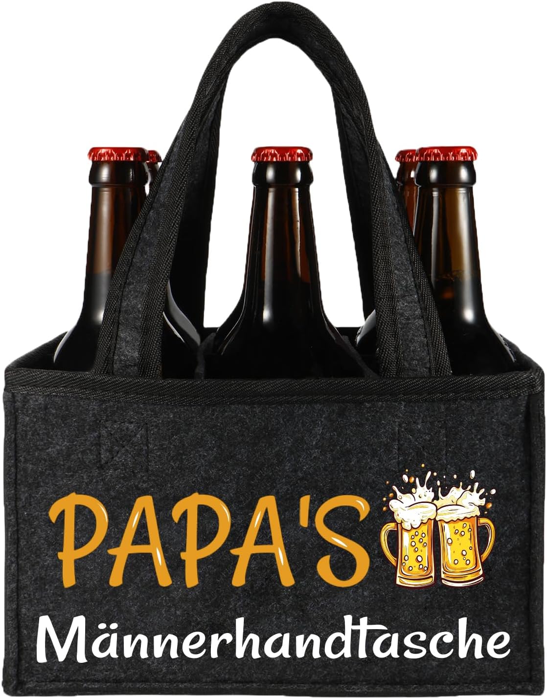 Dad Gift, Birthday Gift for Dad, Men's Handbag Beer