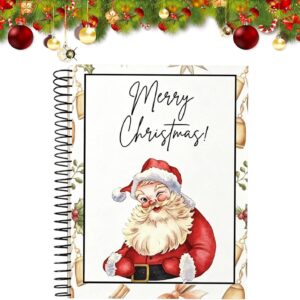 Christmas Card Book 21 x 14 cm Book with Christmas Tree