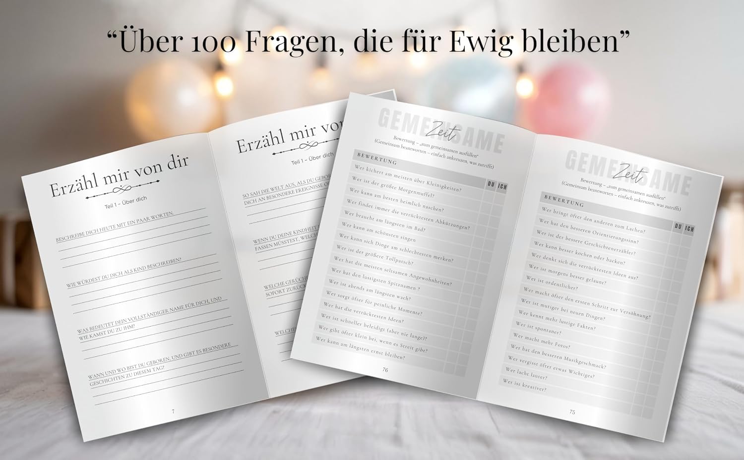 Mama, erzähl mir von dir – Das Mama Geschenk Buch: Das Ausfüllbuch für Mamas zu Muttertag, Geburtstag, Weihnachten oder einfach so – mit Platz für ... Zeit (Erzähl mir von dir – Das Geschenk-Buch) – Bild 3