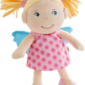 Haba Finja 304103 Guardian Angel Soft Fabric Doll with Wings Lucky Charm for Children Gift for Birth or Christening