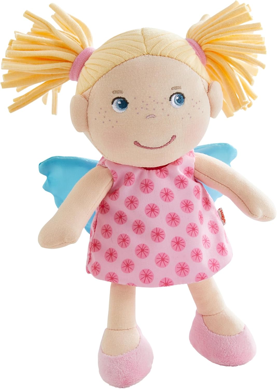 Haba Finja 304103 Guardian Angel Soft Fabric Doll with Wings Lucky Charm for Children Gift for Birth or Christening