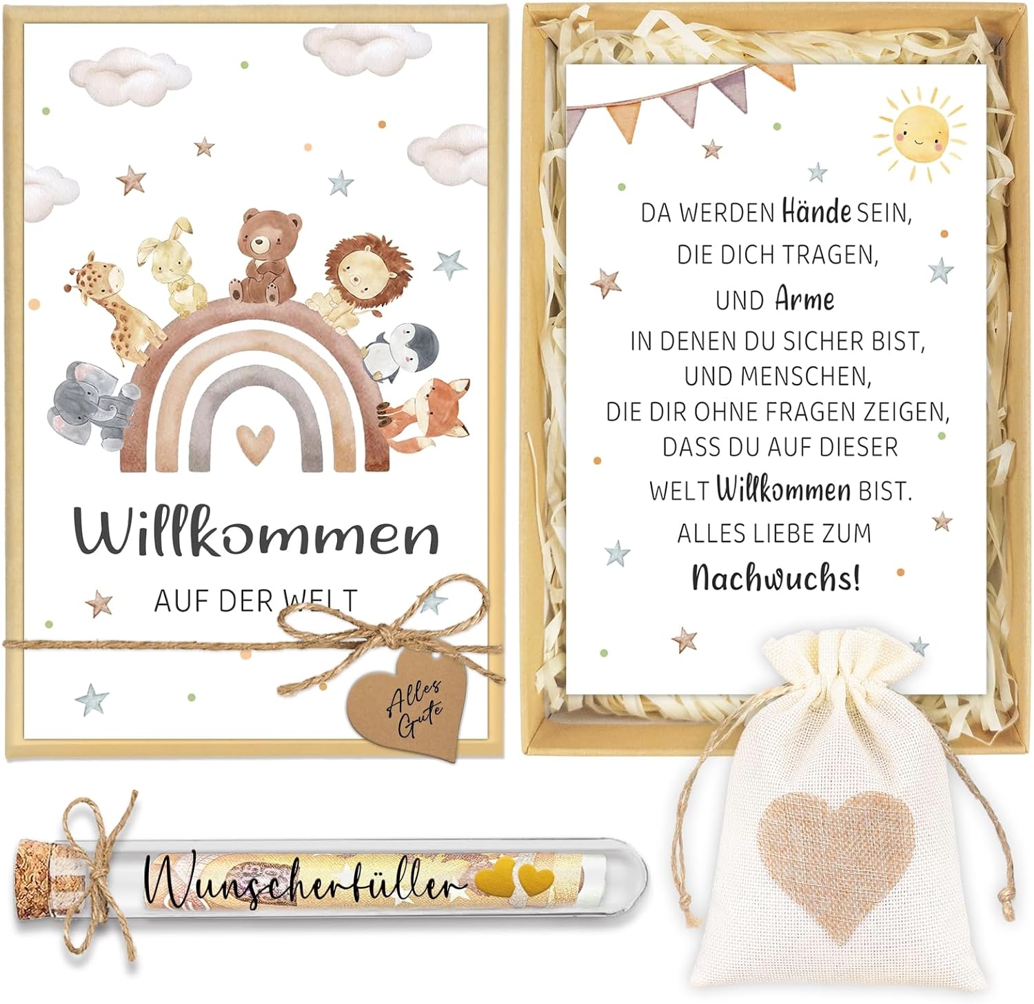 Gifts for Birth Girl & Boy, Card Birth Money Gift Box – Bild 8