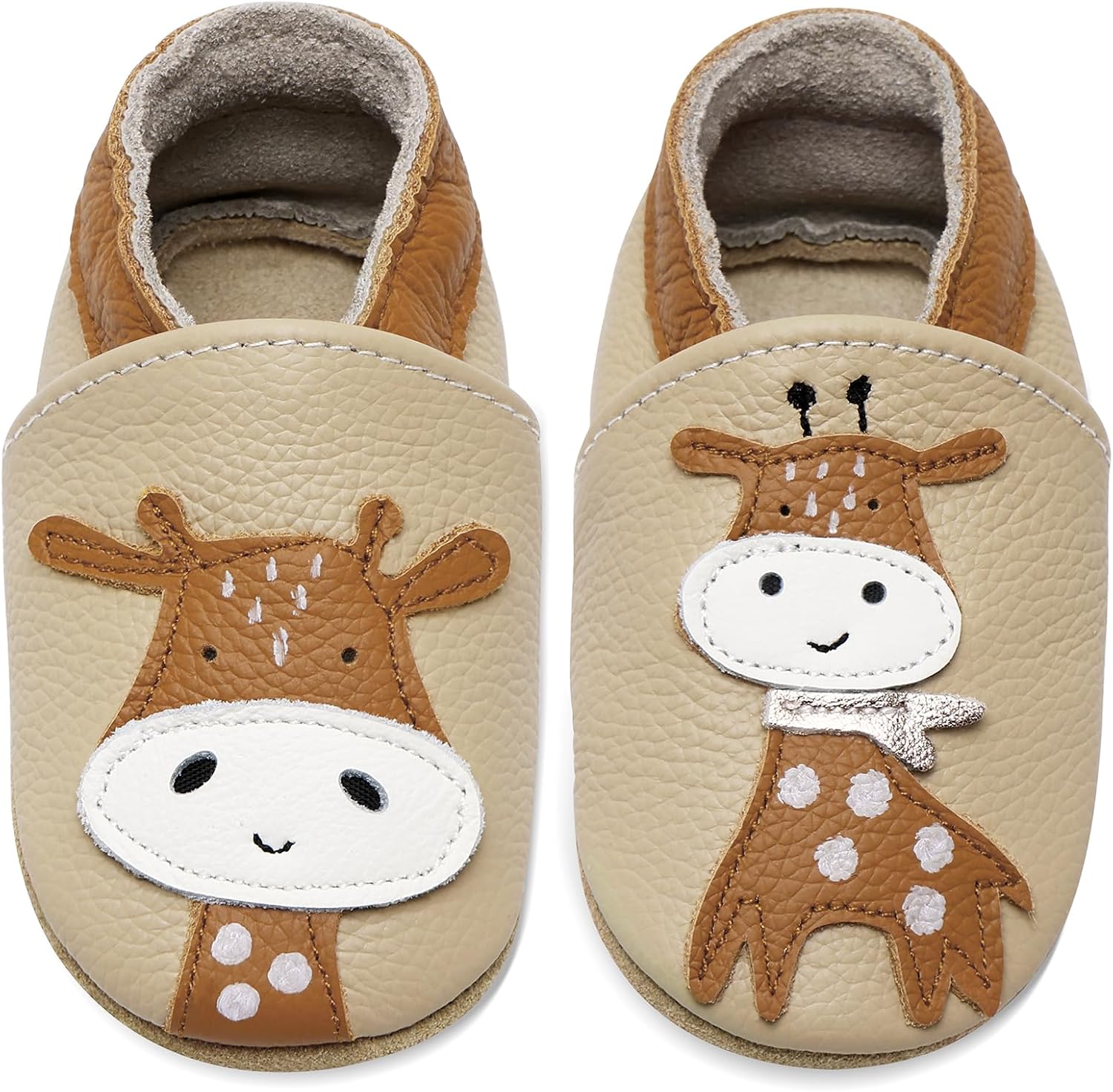 IceUnicorn Crawling Shoes Baby Boys Girls First Walking Shoes Baby Soft Leather Baby Slippers Toddler Baby Shoes