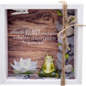 ZauberDeko Money Gift Packaging Wellness Relaxation Massage Yoga Frog Voucher Energy Frog Gift