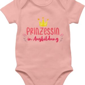 Shirtracer – Baby Body Kurzarm – Sprüche – Prinzessin in Ausbildung