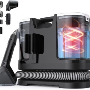 Lubluelu Upholstery cleaner device, 1400 W, 20 kPa, heats water in 10
