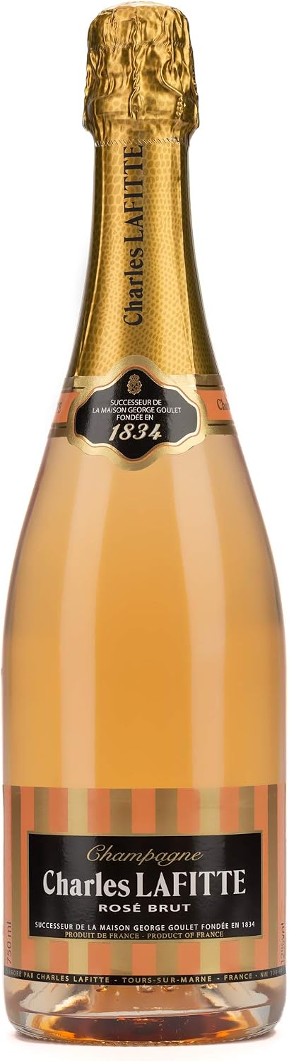 Champagne Charles Lafitte 1834 Brut Rosé with Gift Box (1 x 0.75 L) – Bild 2