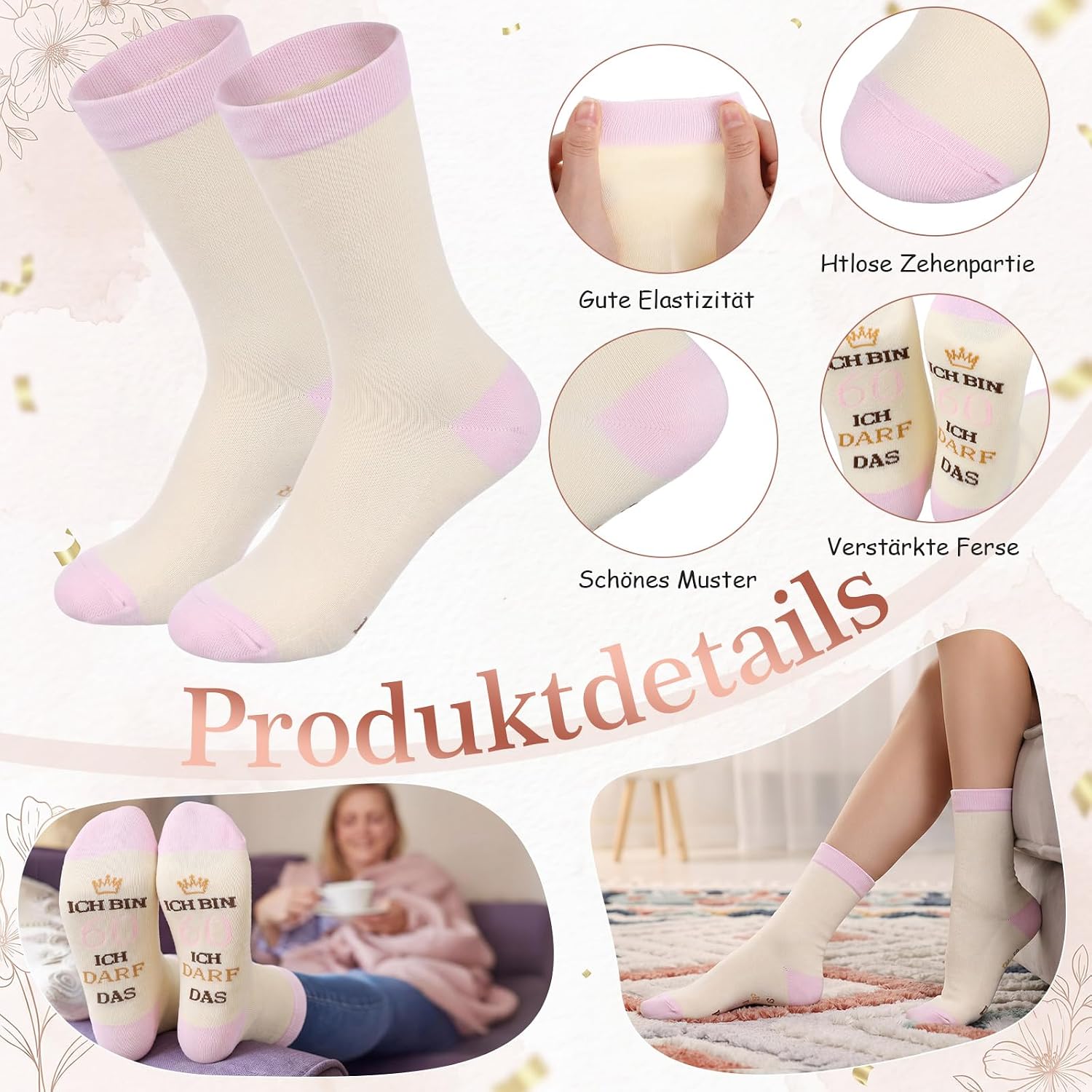 Hestya 60th Birthday Gift for Women with Shopping Bag & Accessories – Bild 7