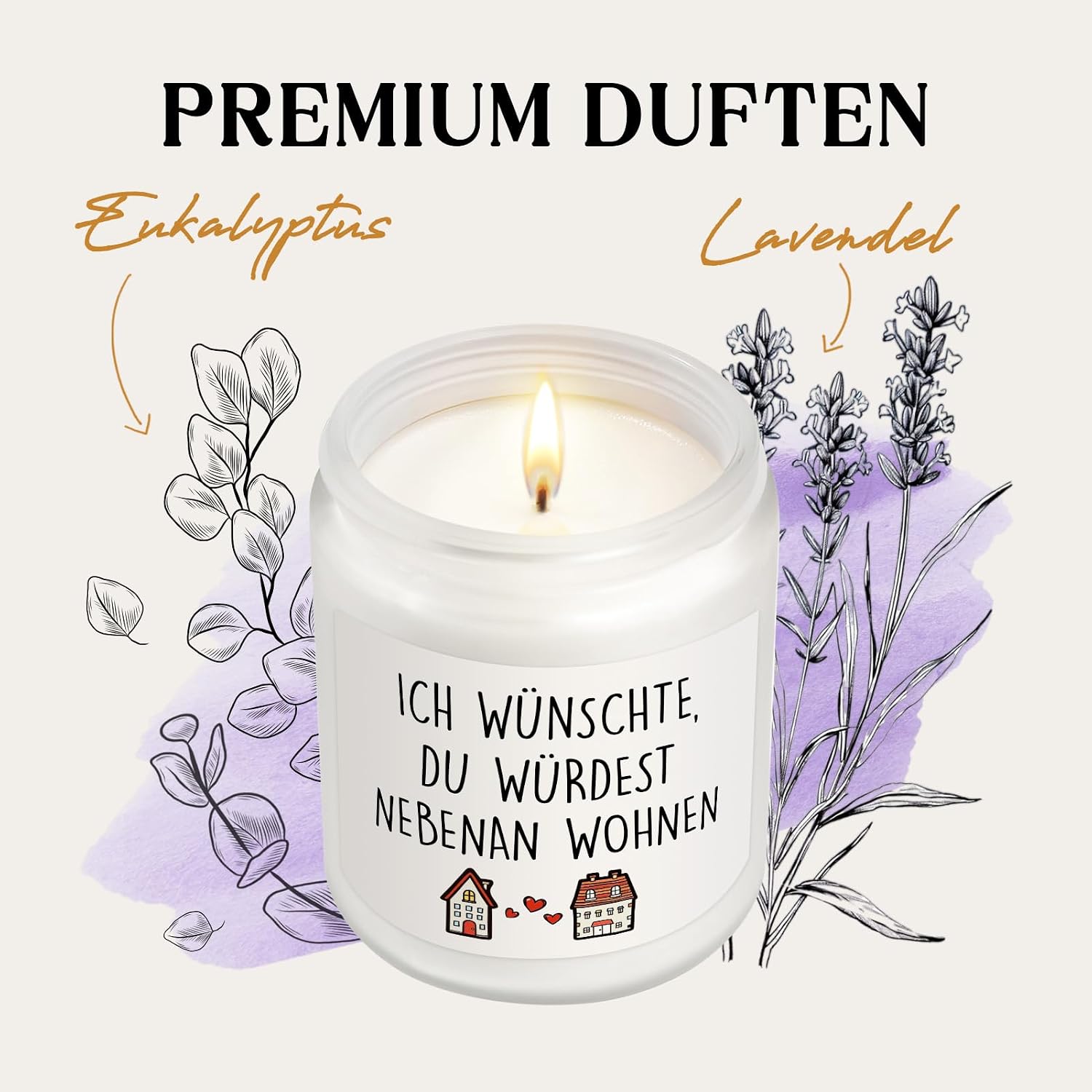 Gifts for Girlfriend - Scented Candle with Saying, Personalised Gifts for Women, Best Friend, Birthday Gift for Women, Birthday, Christmas, Christmas Gifts – Bild 6