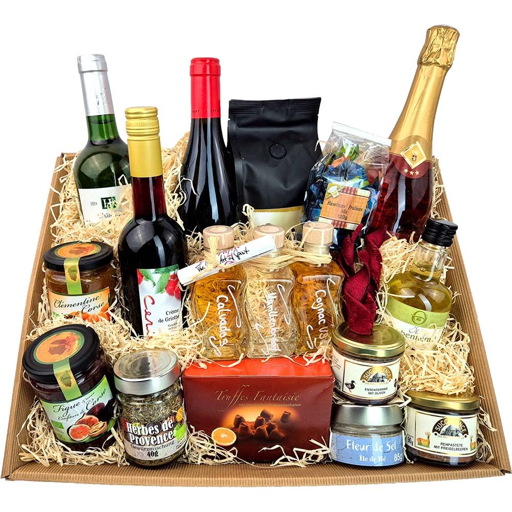 Präsent 'French Gourmet Basket' Large Gift Basket