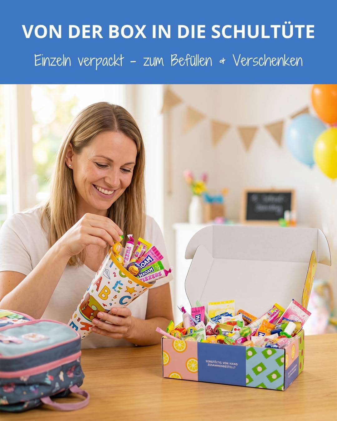 Der Zuckerbäcker Retro Mix 132 Pieces 800g Kids Candy Box – Bild 5