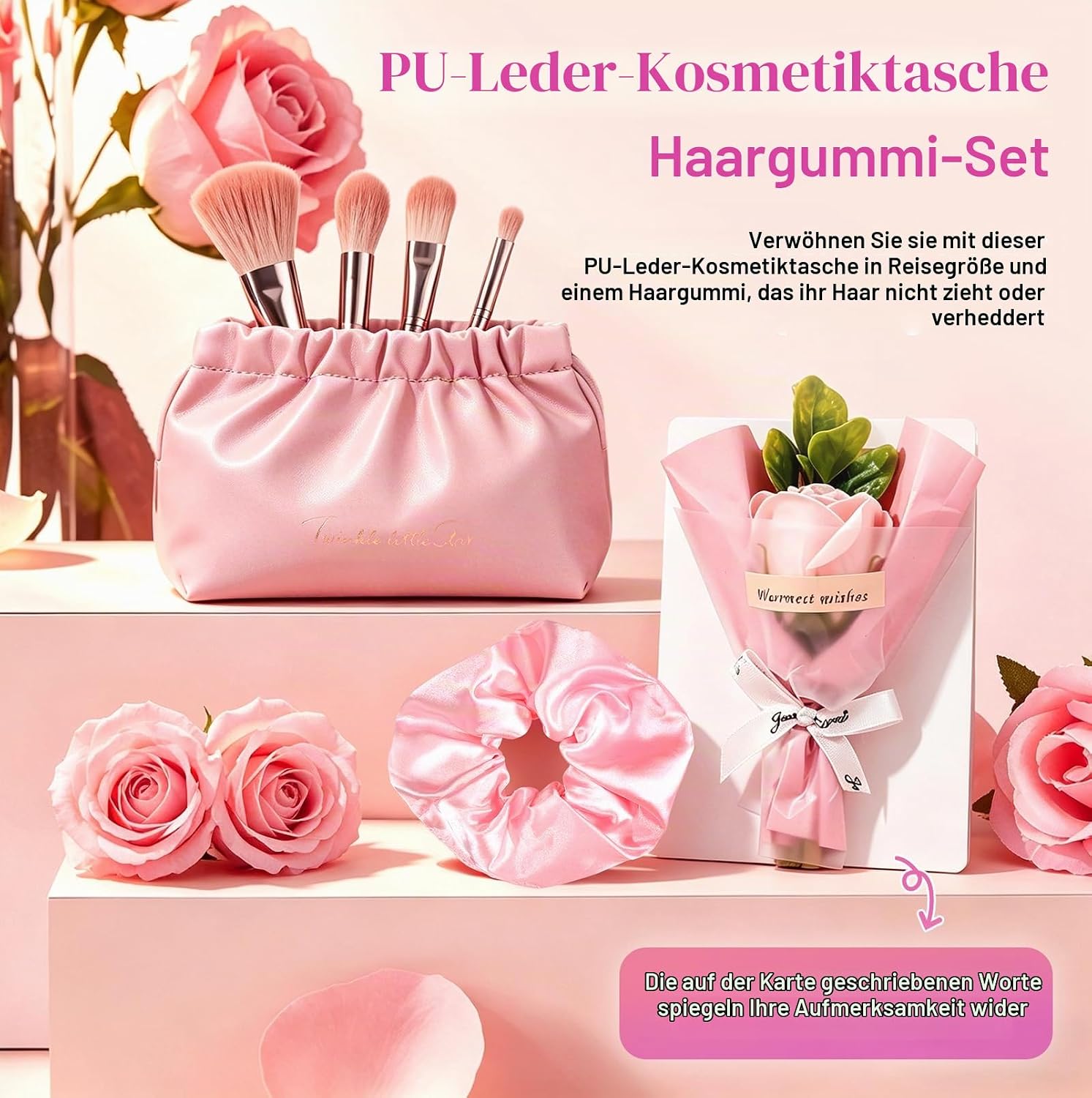 Birthday Gifts for Women, Get Well Basket for Her, Unique Wellness Set with Relaxation and Bath Set for Girls, Valentine's Day Gift Box for Girlfriends, Mother, Wife, Sister – Bild 5
