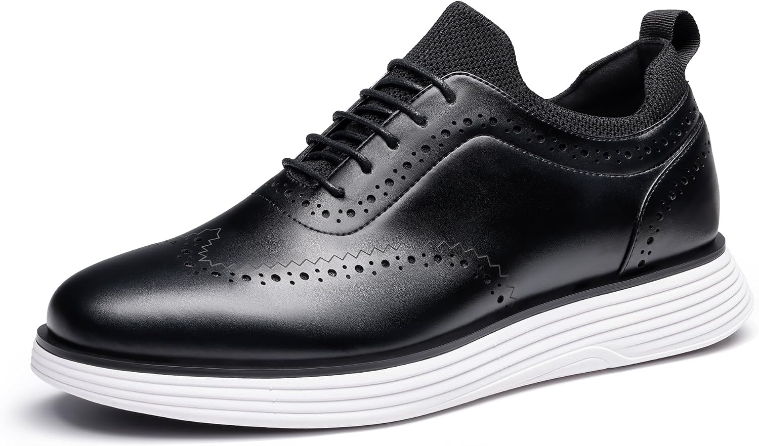 Bruno Marc Men's Suit Shoes MaxFlex Suit Craft Casual Lace-Up Business Sports Shoes Modern Classic Size SBOX2326M-E